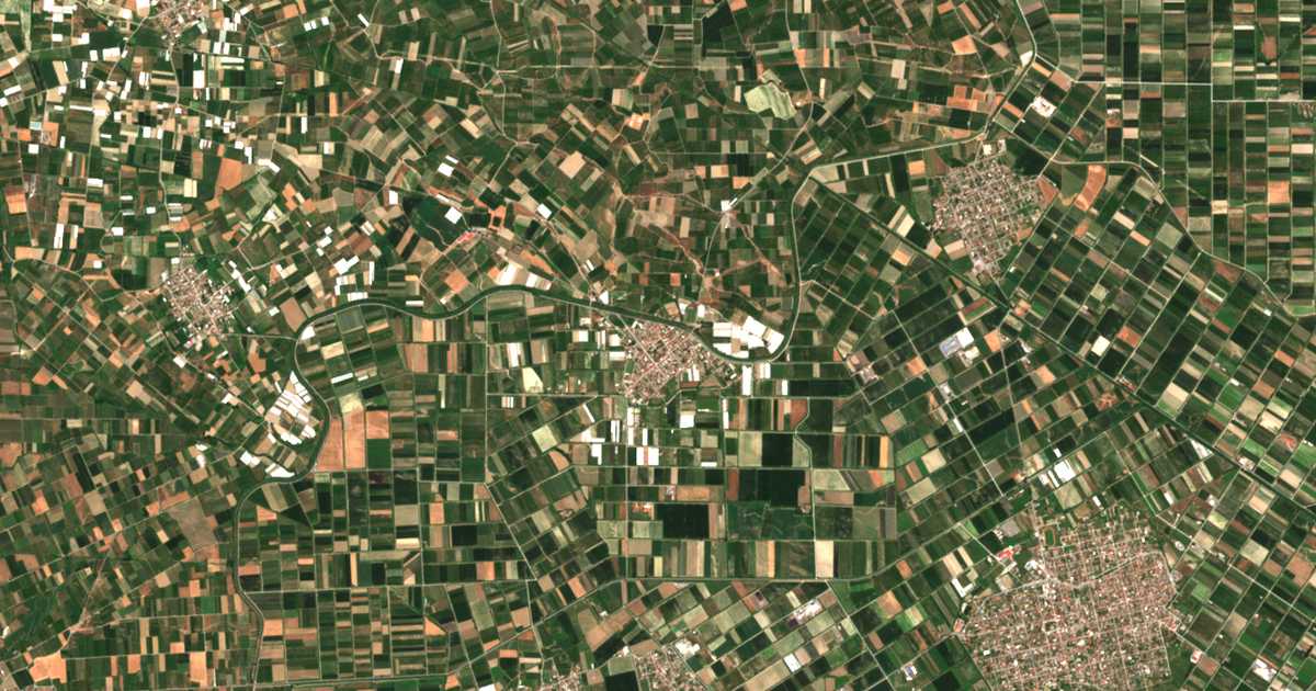 Mapa por satélite de Esóvalta
