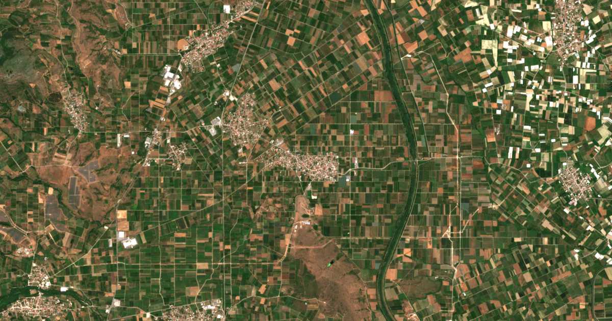 Mapa por satélite de Arsénion