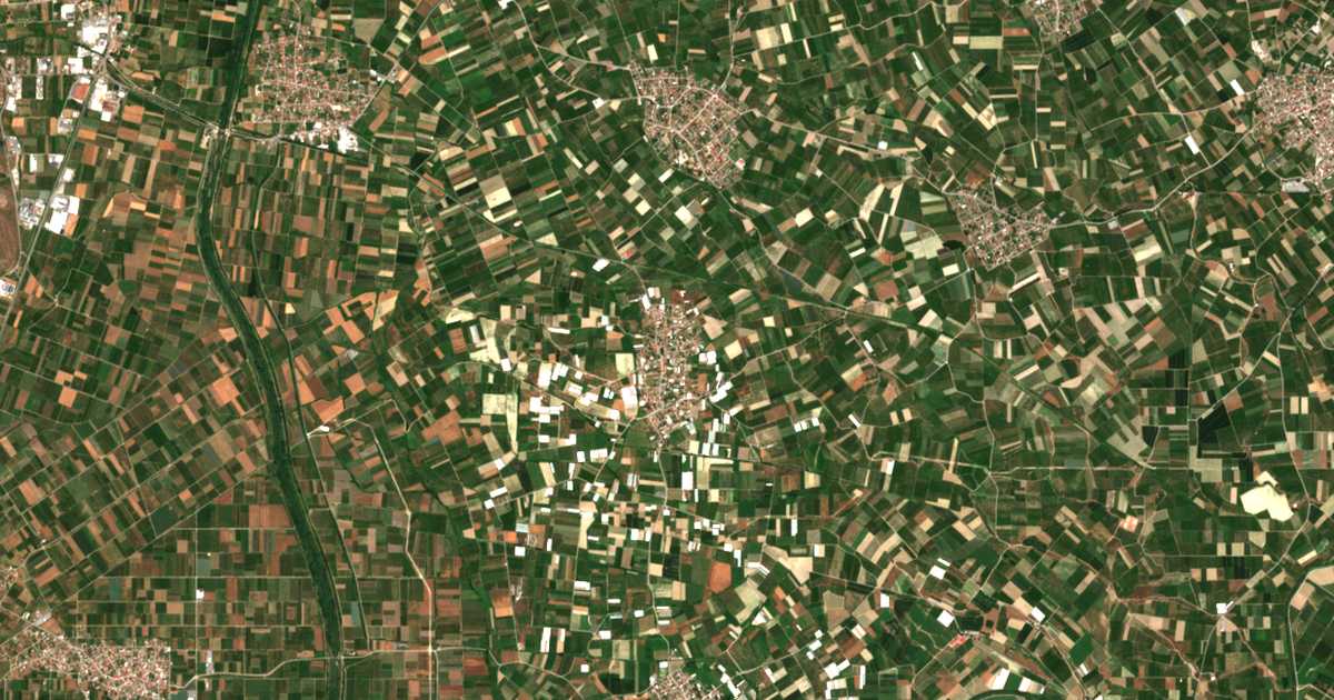 Mapa por satélite de Áspron