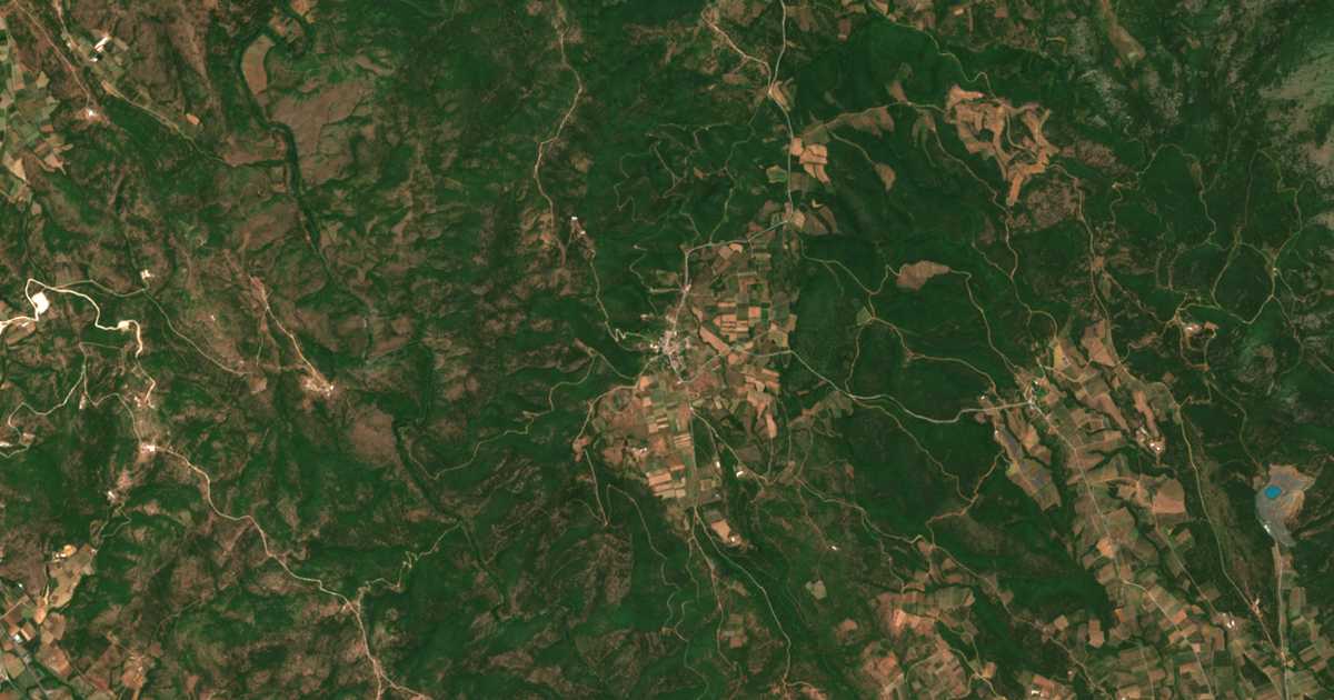 Mapa por satélite de Kranéa