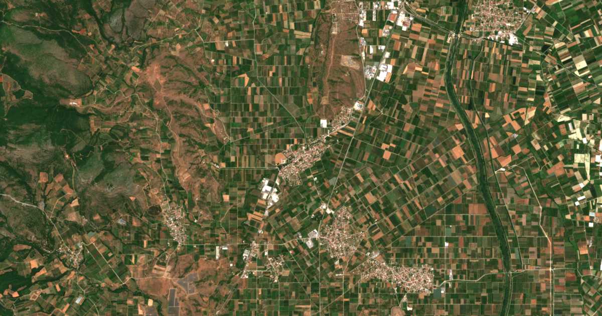 Mapa por satélite de Rizón