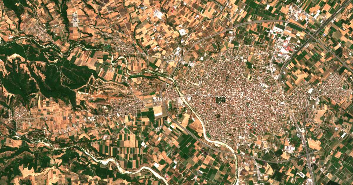Mapa por satélite de Andromachi