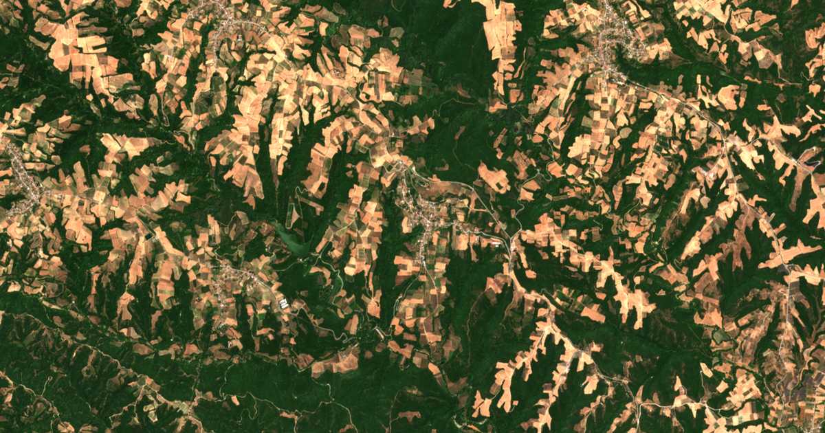 Mapa por satélite de Exochí