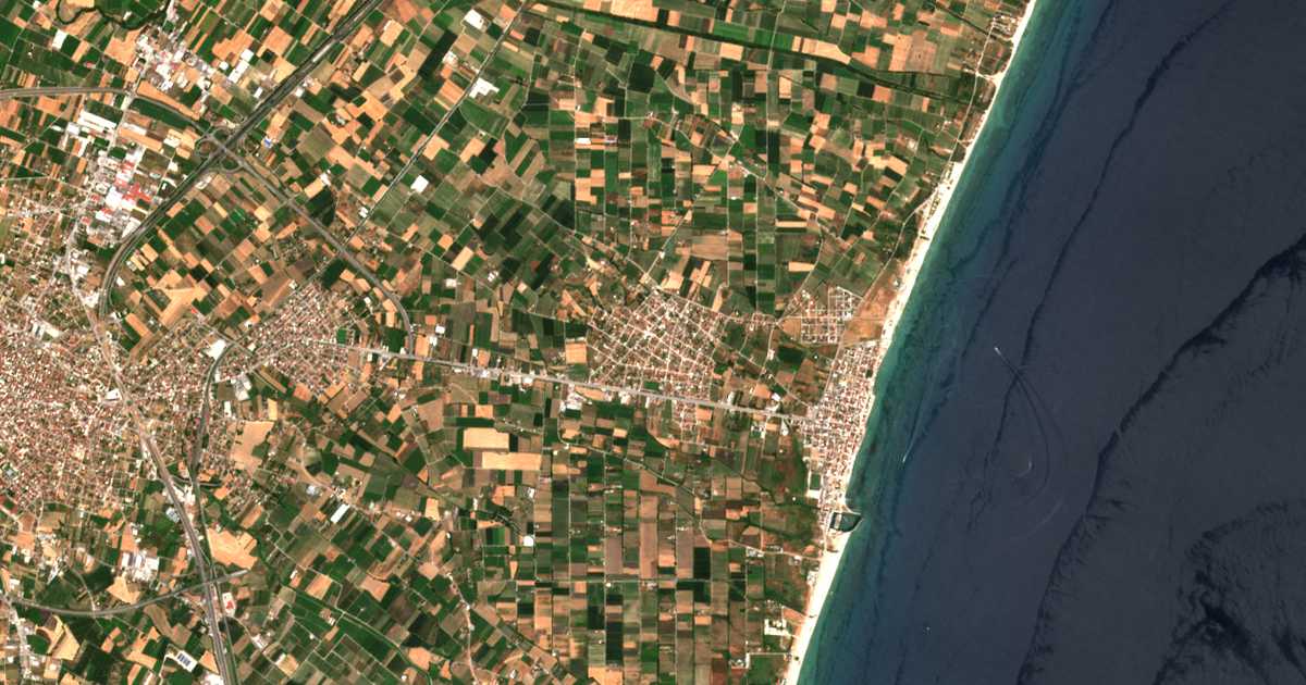 Mapa por satélite de Kallithéa