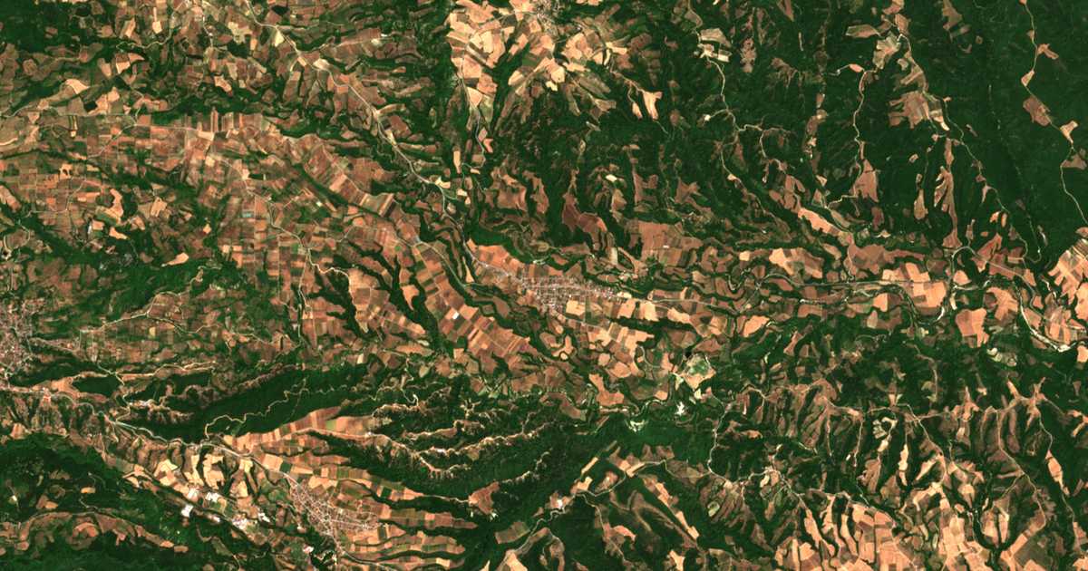 Mapa por satélite de Lagórrachi
