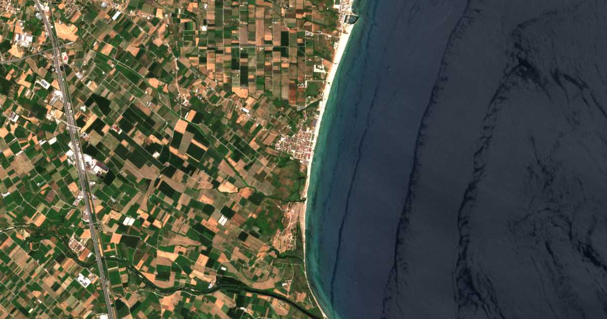 Mapa por satélite de Olympiakí Aktí