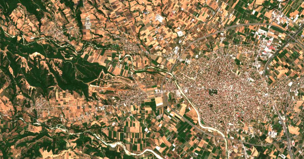 Mapa por satélite de Prosílion