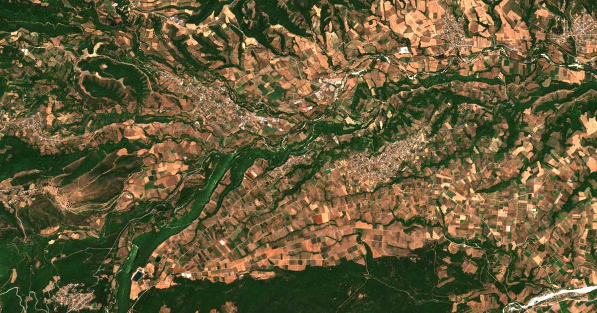 Mapa por satélite de Ráchi