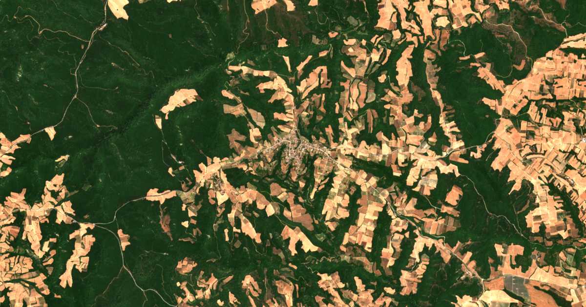 Mapa por satélite de Palaióstani