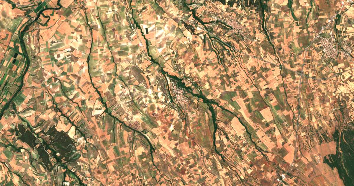 Mapa por satélite de Angísta