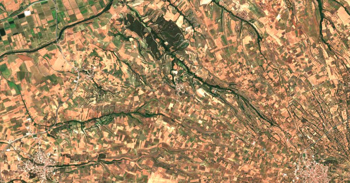 Mapa por satélite de Dómiros
