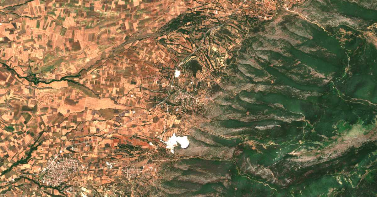 Mapa por satélite de Mikrón Soúlion