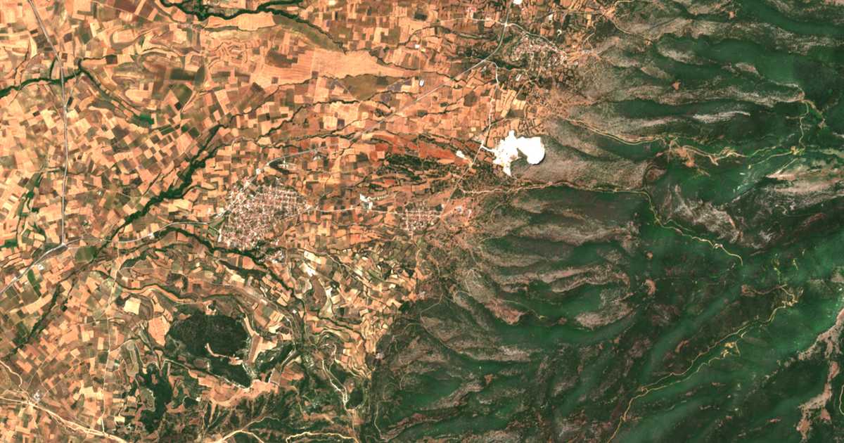 Mapa por satélite de Néa Fylí