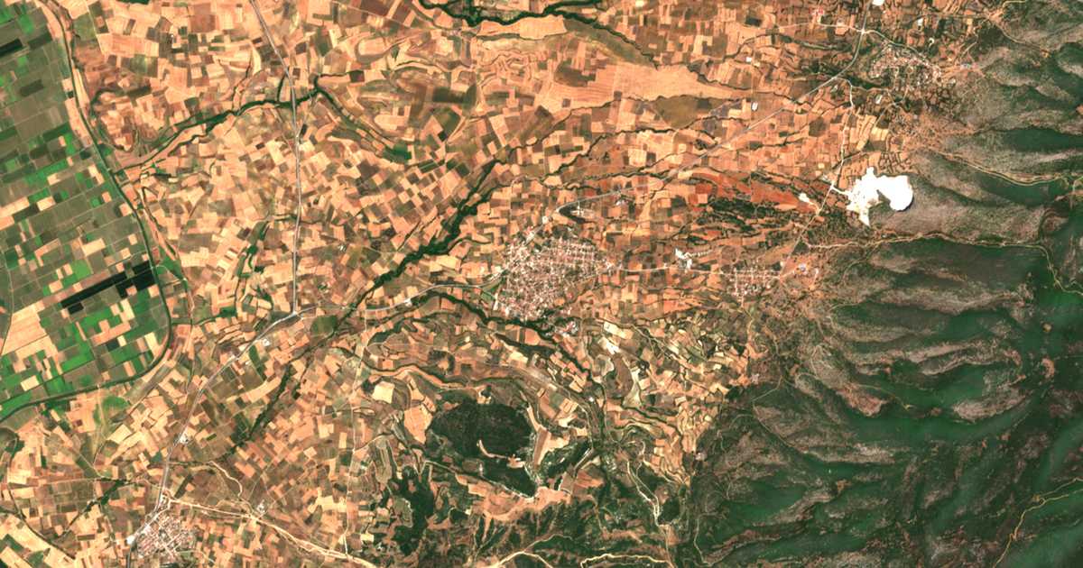 Mapa por satélite de Palaiokómi