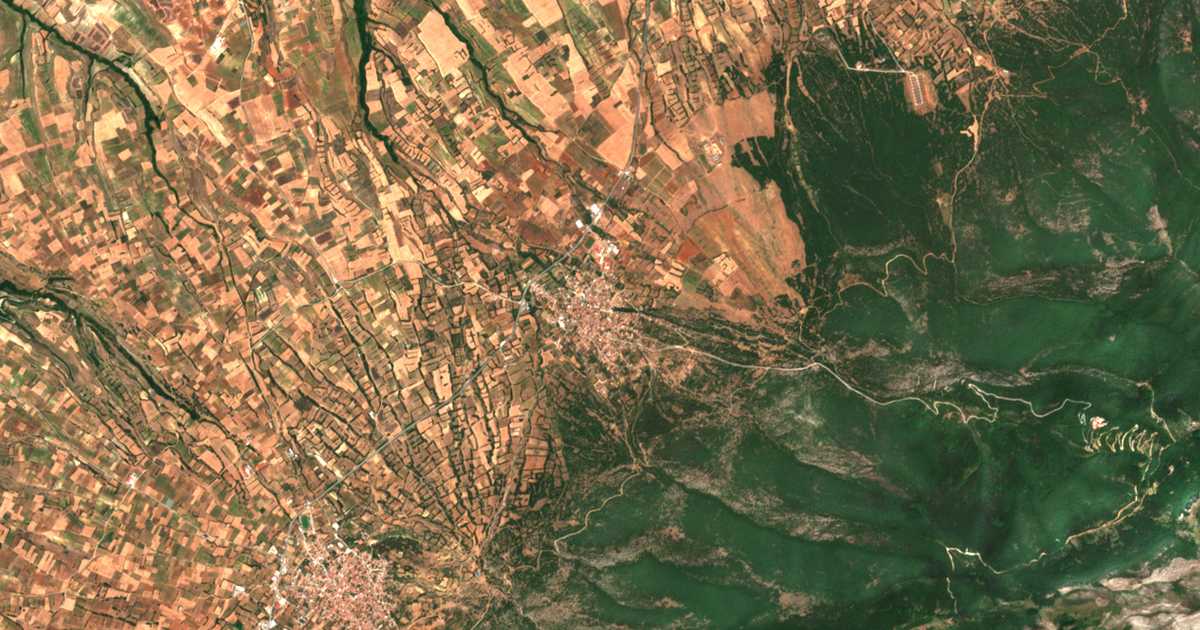 Mapa por satélite de Próti