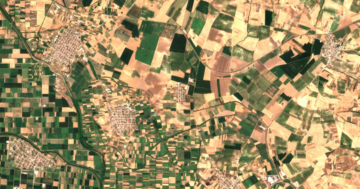 Mapa por satélite de Mesokómi