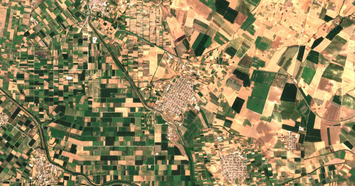 Mapa por satélite de Néos Skopós