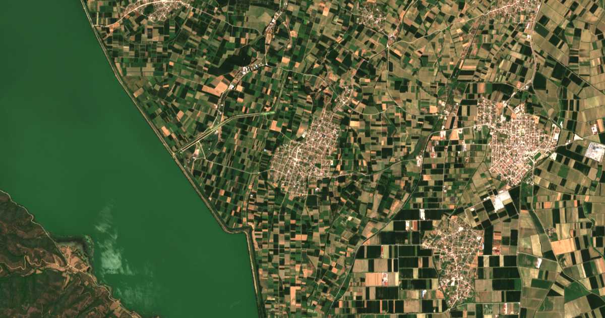 Mapa por satélite de Chrysochórafa