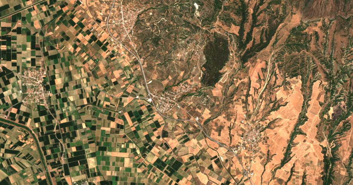 Mapa por satélite de Palaiókastron