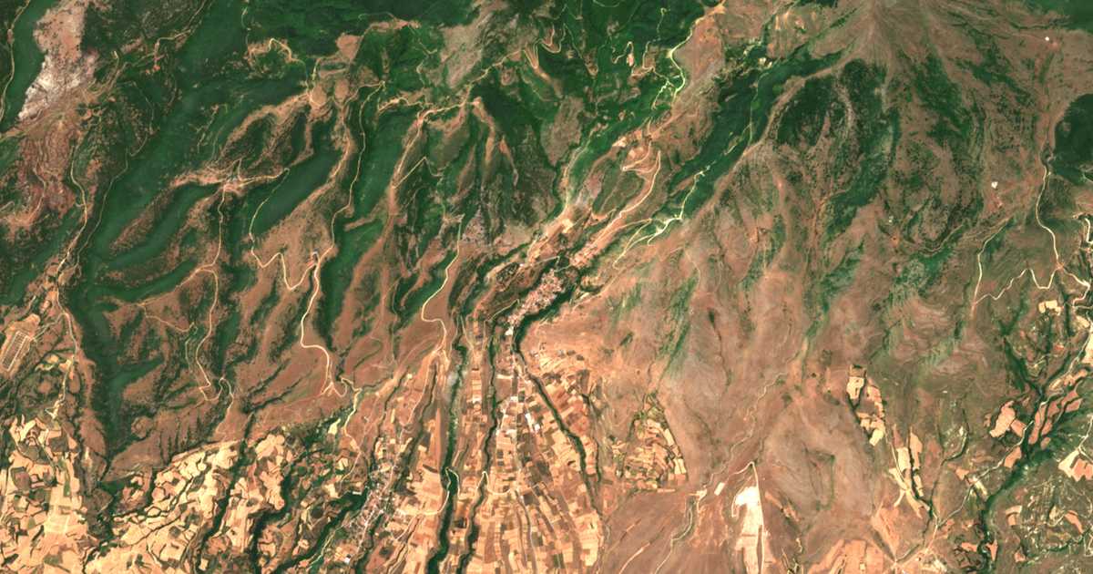 Mapa por satélite de Agrianí