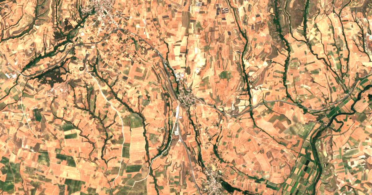 Mapa por satélite de Mesorráchi