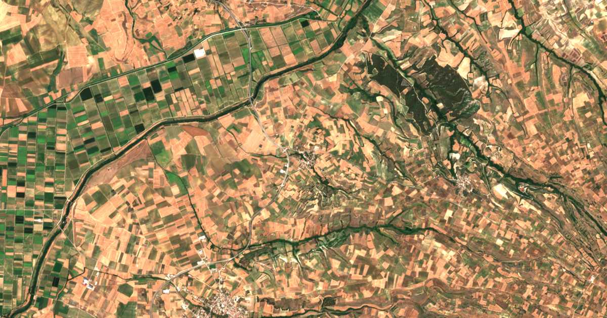 Mapa por satélite de Myrríni