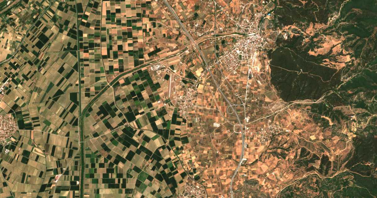 Mapa por satélite de Chorterón