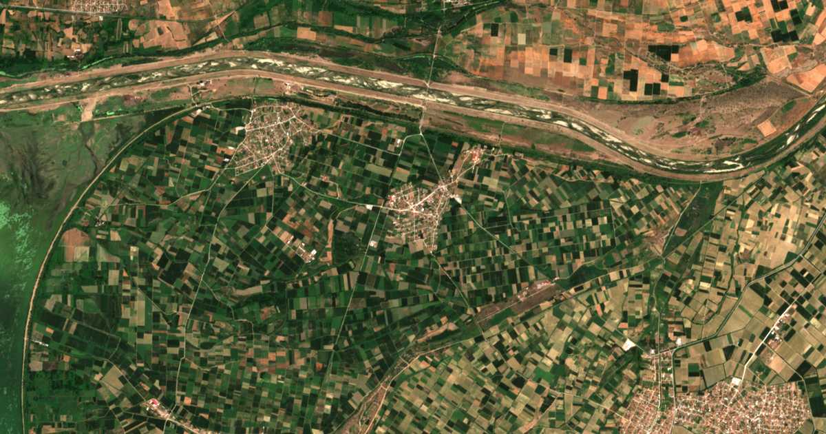 Mapa por satélite de Gónimon