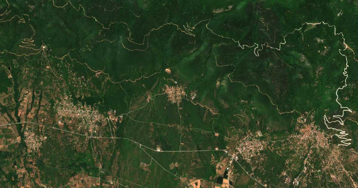 Mapa por satélite de Makrinítsa