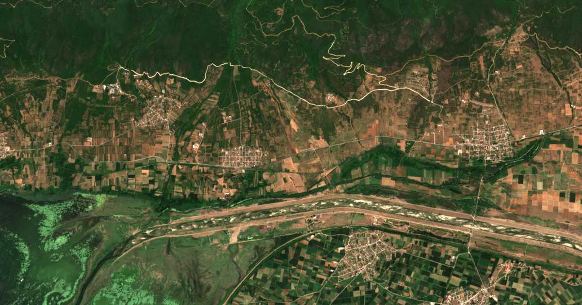 Mapa por satélite de Omalón