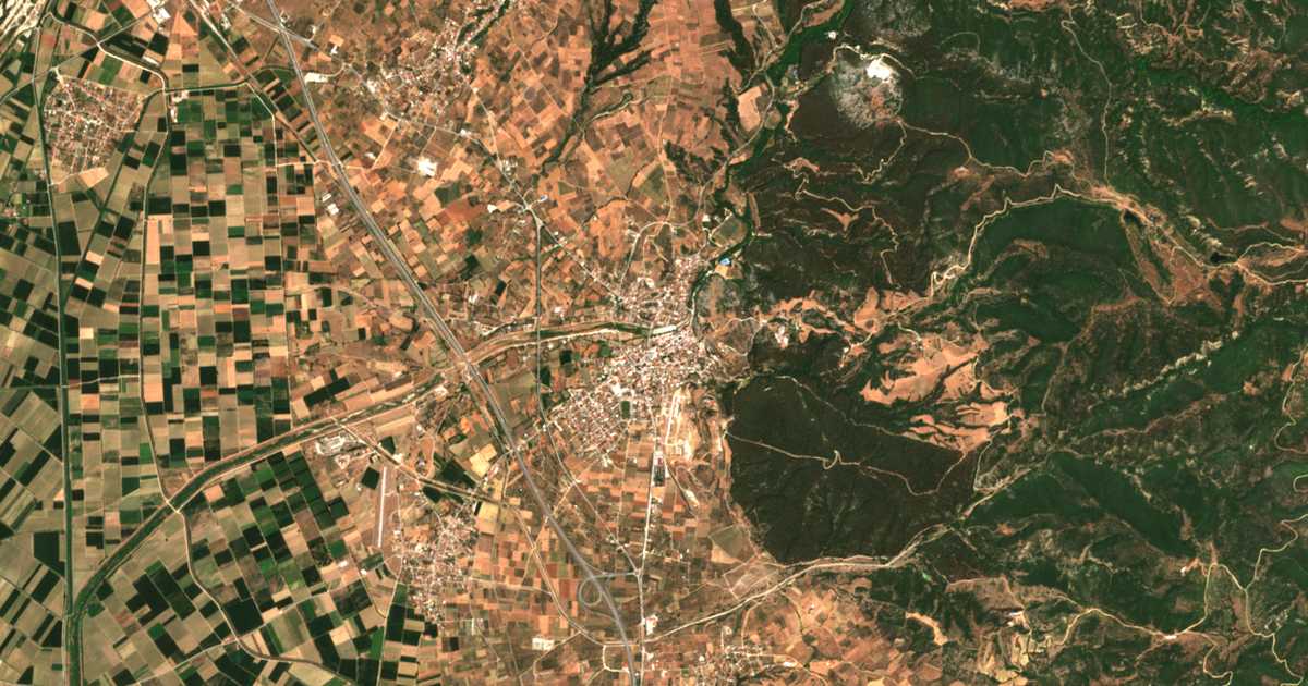 Mapa por satélite de Sidirókastro