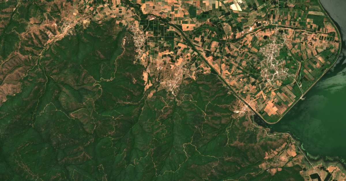Mapa por satélite de Stavrodrómion