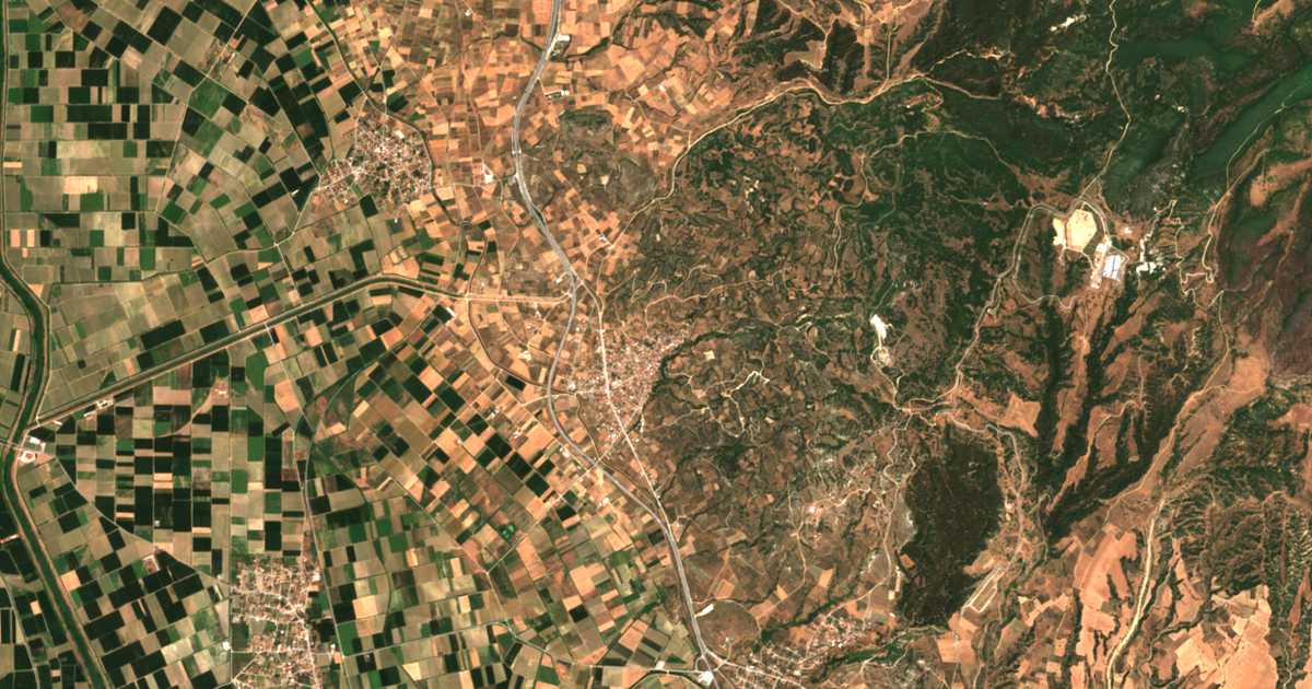 Mapa por satélite de Vamvakófyton
