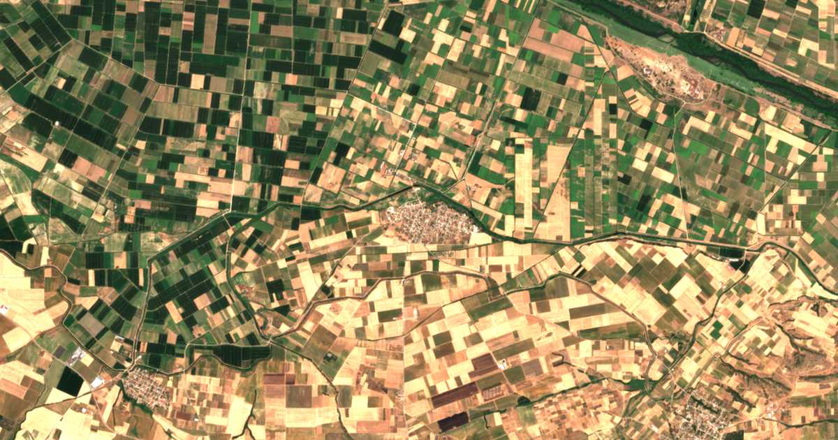 Mapa por satélite de Achinós