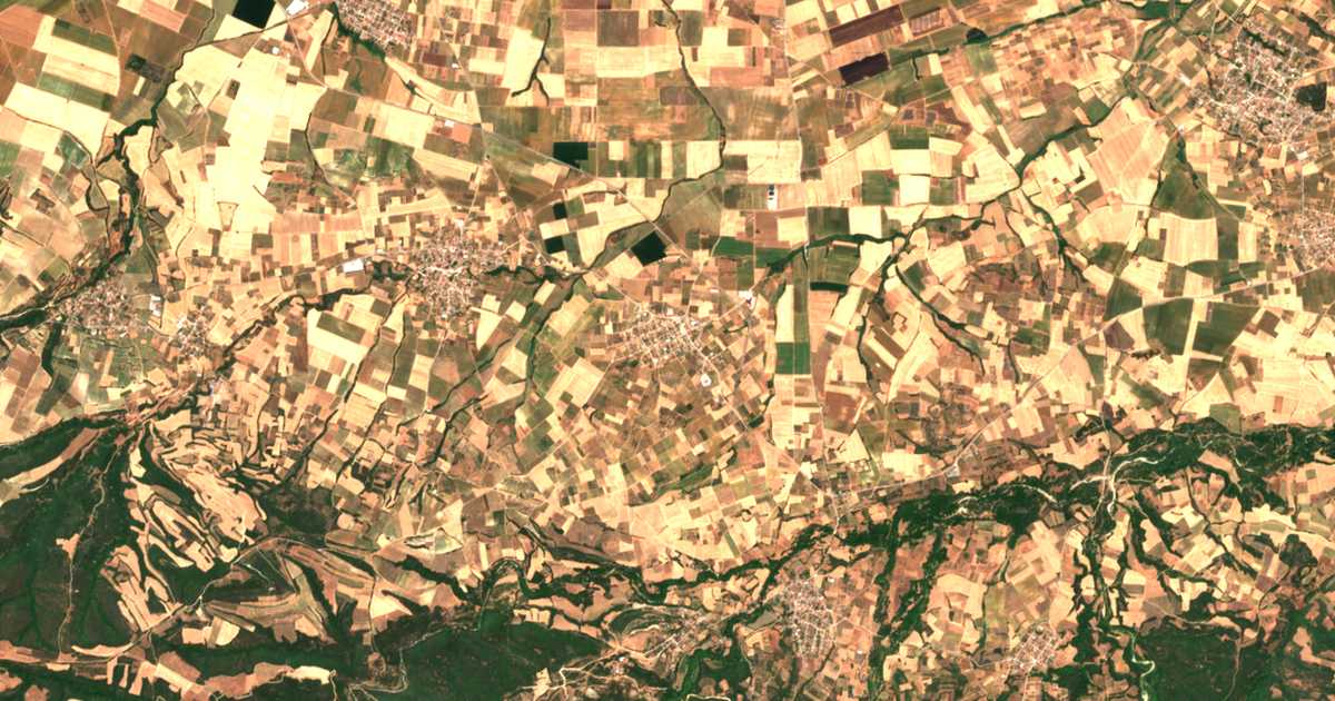 Mapa por satélite de Lefkótopos