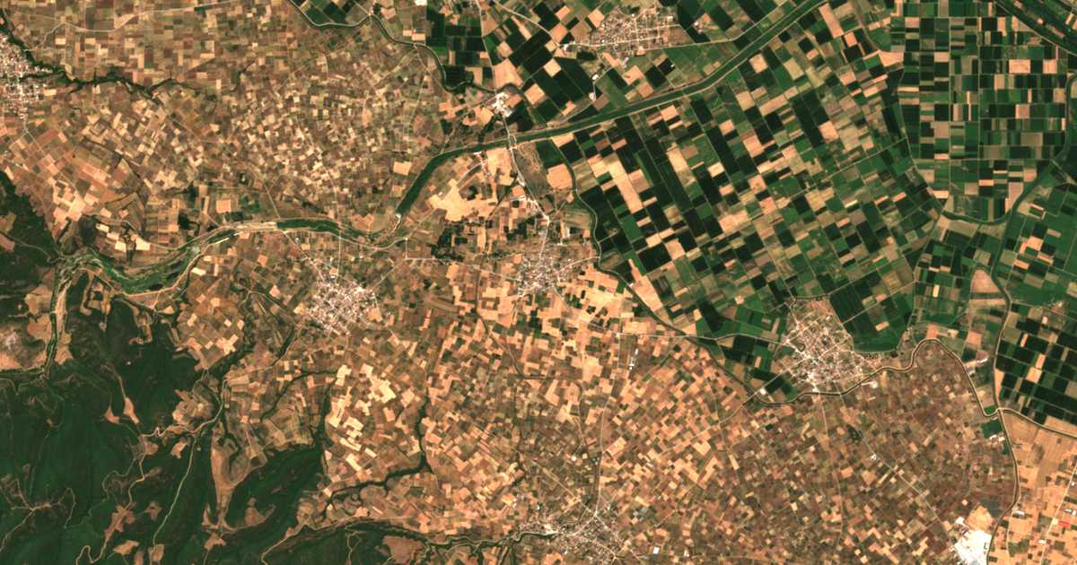 Mapa por satélite de Sisamía