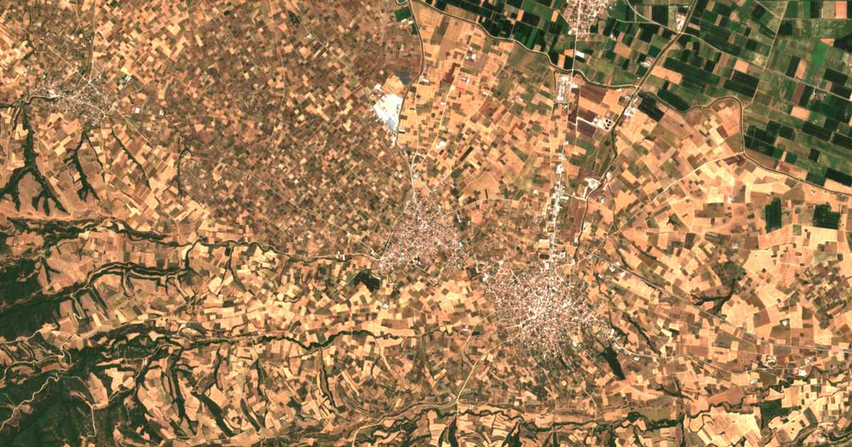 Mapa por satélite de Terpní