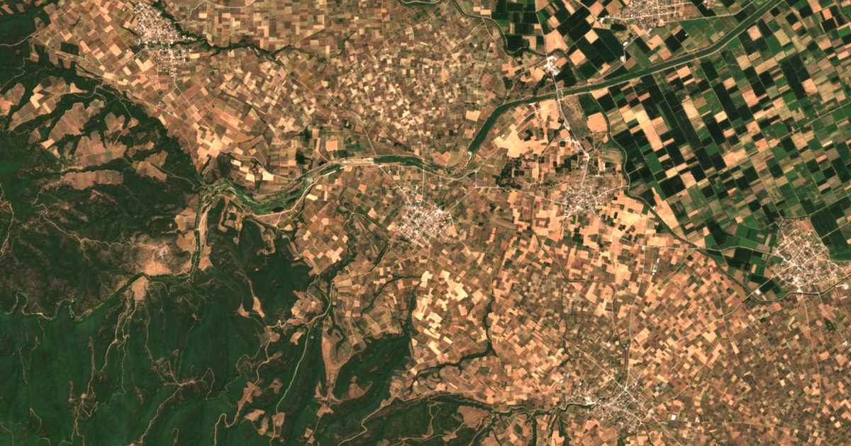 Mapa por satélite de Vérgi