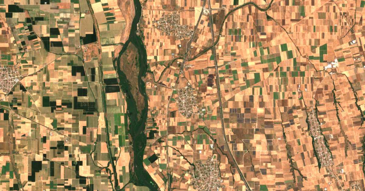 Mapa por satélite de Kastanás