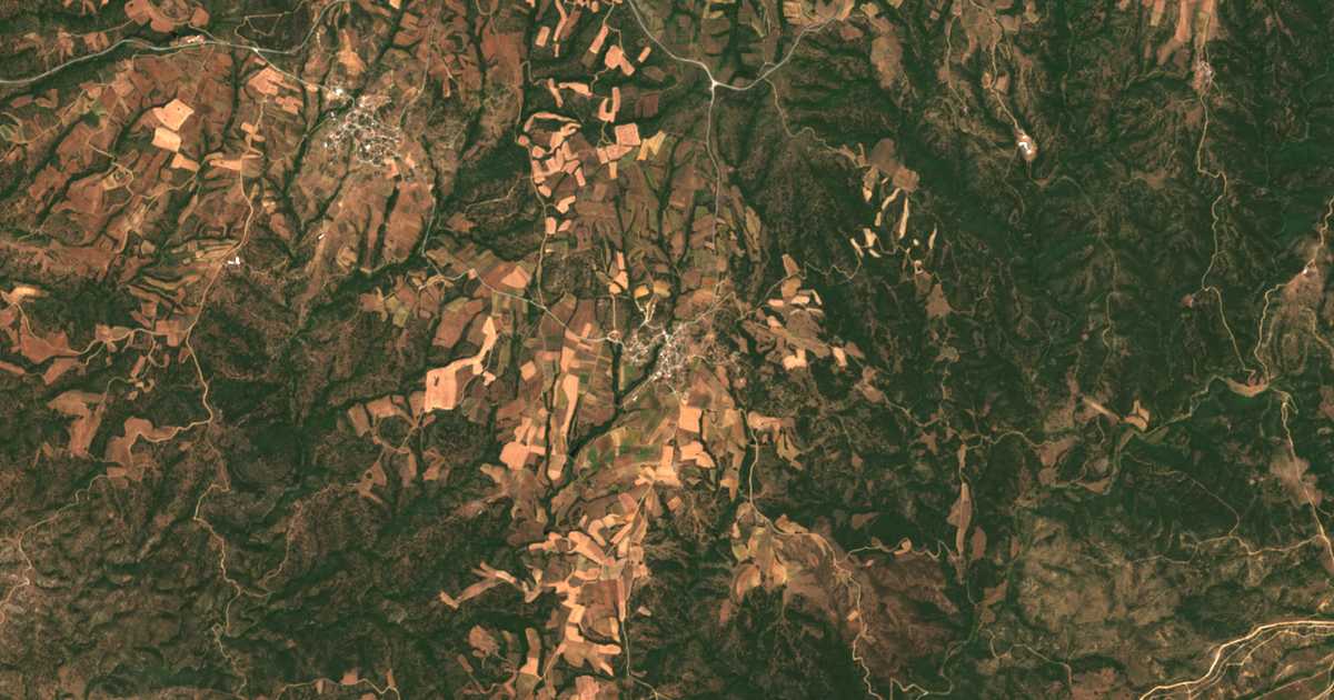 Mapa por satélite de Aretí