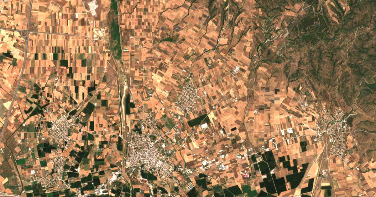 Mapa por satélite de Chrysavgí