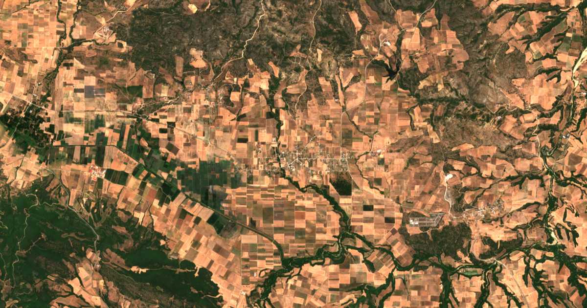 Mapa por satélite de Kalamotón