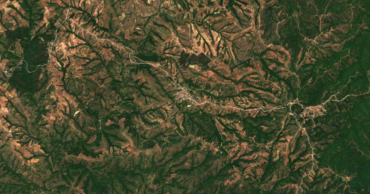 Mapa por satélite de Nikópolis