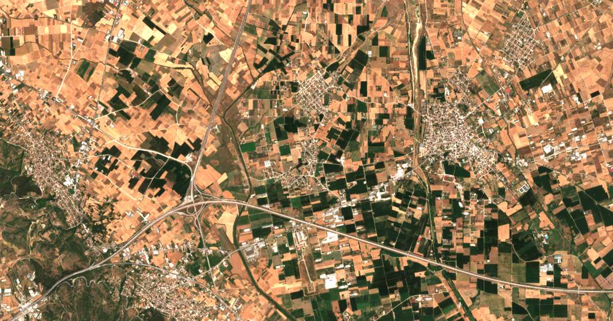 Mapa por satélite de Perivolákion