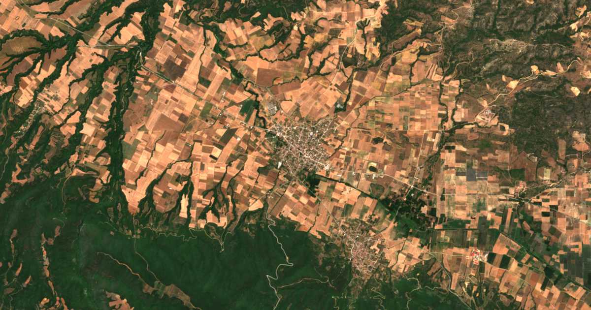 Mapa por satélite de Zagklivérion