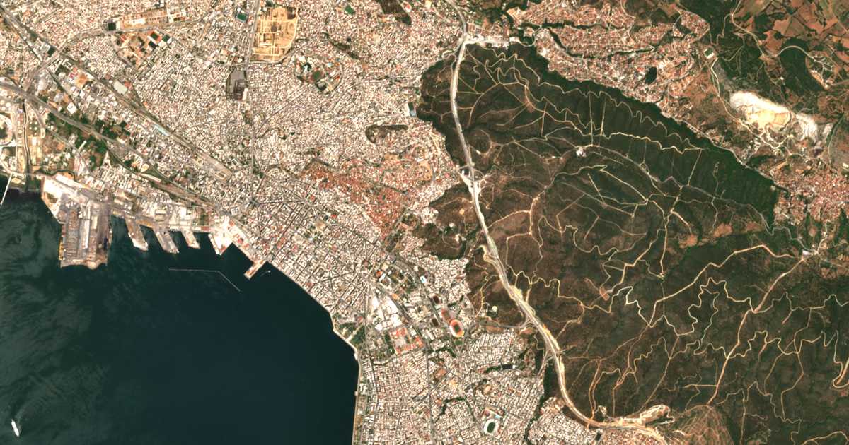 Mapa por satélite de Ágios Pávlos