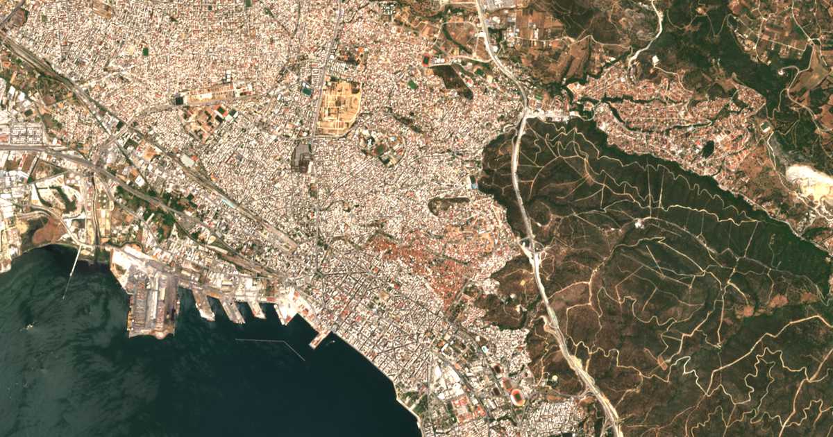 Mapa por satélite de Sykies