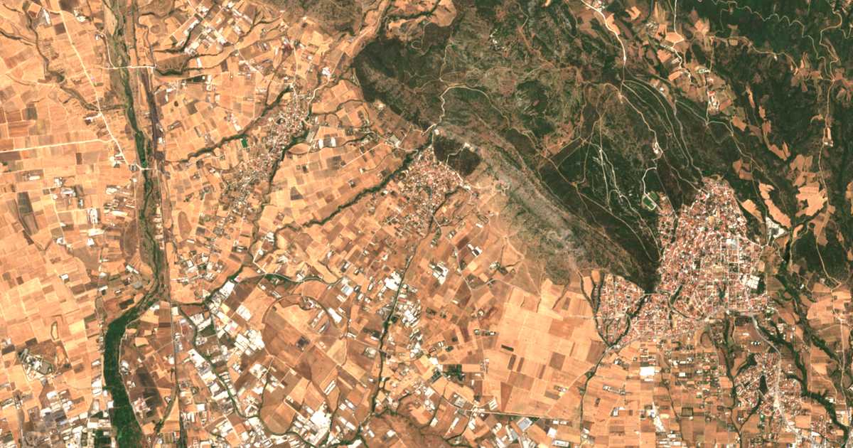 Mapa por satélite de Aléxandros Ypsilántis