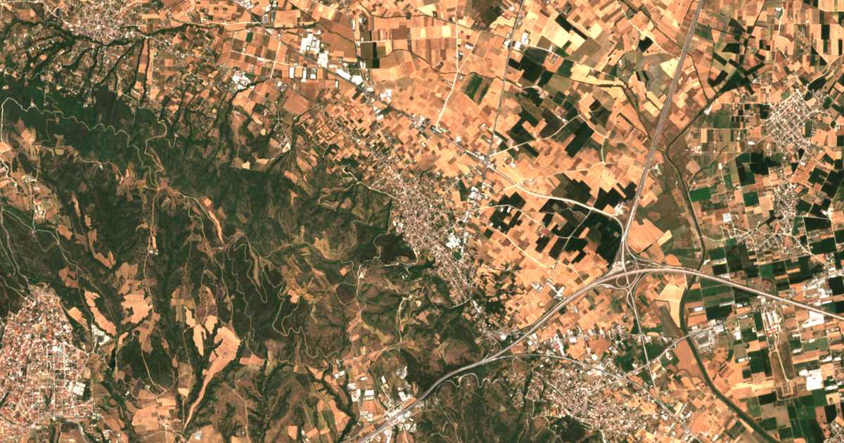 Mapa por satélite de Lití