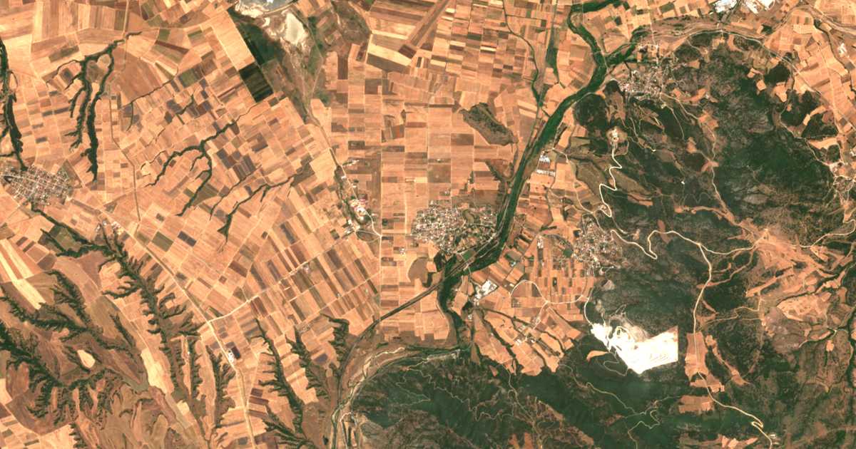 Mapa por satélite de Néa Filadélfeia